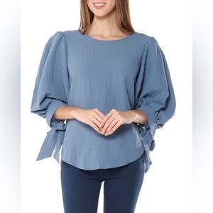 BLOUSE COPEN BLUE - ZAC & RACHEL Size M EUC